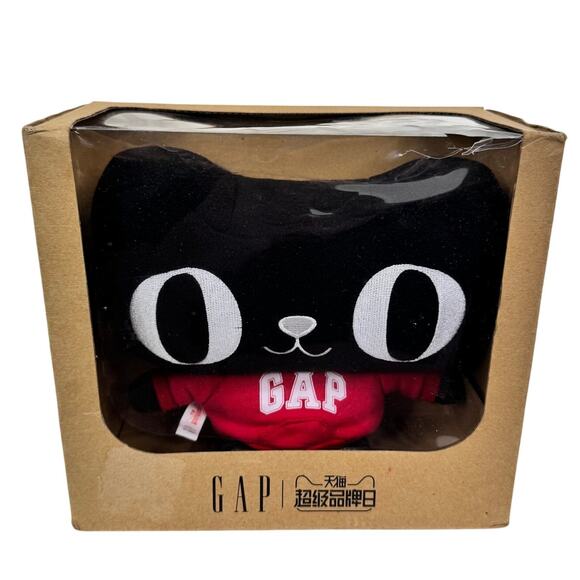 GAP Other - Tmall Gap Gatsby Black Cat Recordable Message Plush In Red Hoodie